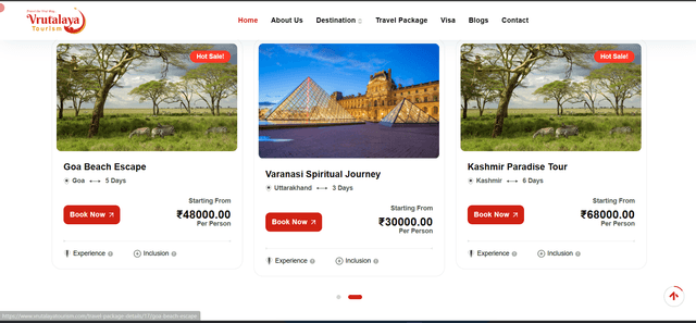 Vrutalaya Tourism – Holiday Booking & Travel Services