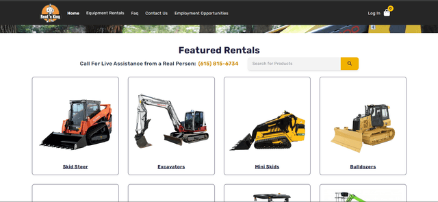 RentNKing – Machinery Rental & HRM Management System